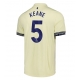 Maillot de foot Everton Michael Keane #5 Extérieur vêtements 2025-26 Manches Courtes Maillot de foot Everton Michael Keane #5 Extérieur vêtements 2025-26 Manches Courtes